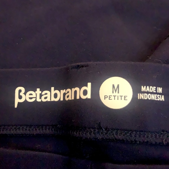BETABRAND Classic Dress Pants Yoga Pants Navy size Mp (petite) - Picture 6 of 6